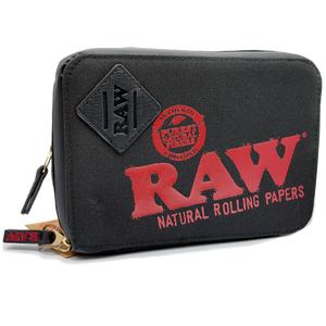 RAW Black Smell Proof Smoker's Weekender Pouch