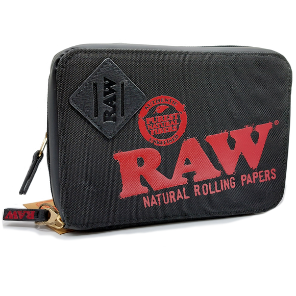 RAW Black Smell Proof Smoker's Weekender Pouch