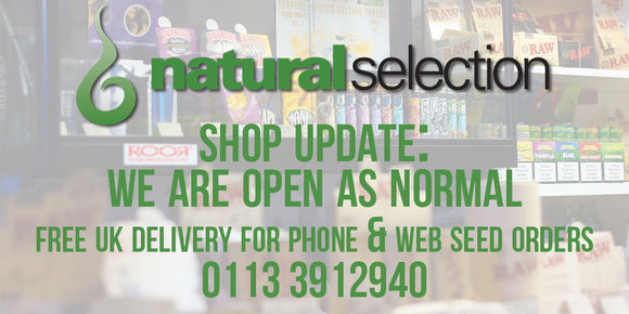 We are open as normal for now!