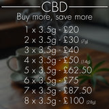 Strawberry CBD Hemp Flower Tea 3.5g