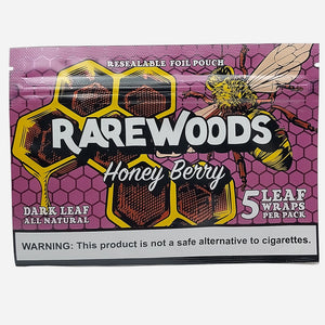 Rarewoods - Dark Leaf Tobacco Blunt Wraps (Honey Berry)