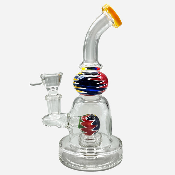 Mini Multi-coloured Perc Bong