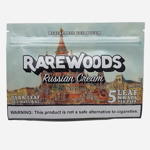 Rarewoods - Dark Leaf Tobacco Blunt Wraps (Russian Cream)