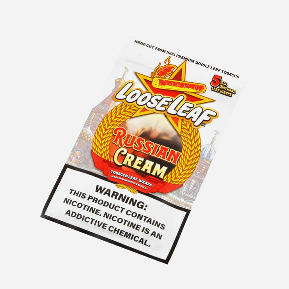 Loose Leaf - Tobacco Wraps - Russian Cream (5pk)