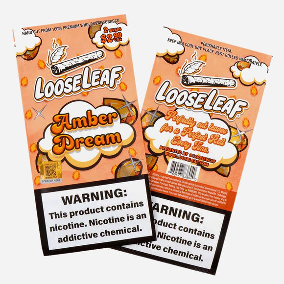 Loose Leaf - Tobacco Wraps - Amber Dream (2pk)