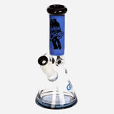 Grace Glass "Cheech & Chong" Blue Glass Beaker Bong