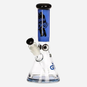 Grace Glass "Cheech & Chong" Blue Glass Beaker Bong