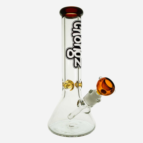 Chongz Widow Maker 7mm Glass Ice Bong Amber