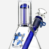 Phoenix Star Beaker Tree Perc Glass Bong (Blue)