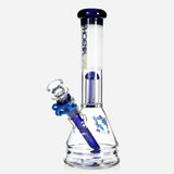 Phoenix Star Beaker Tree Perc Glass Bong (Blue)
