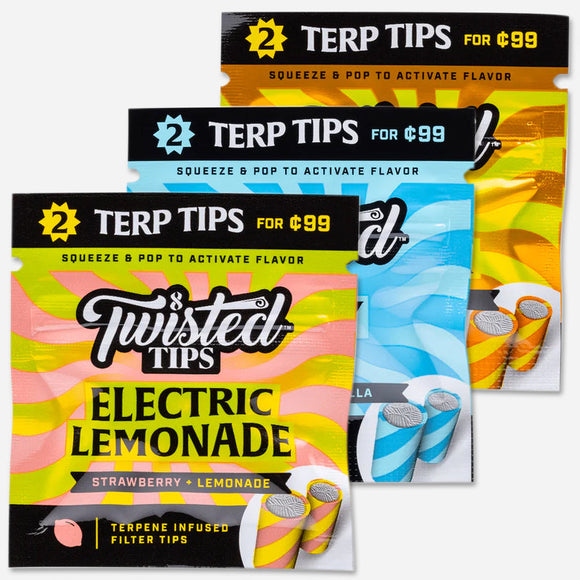 Twisted Terp Infused Tips by Twisted Hemp (Various Flavours)