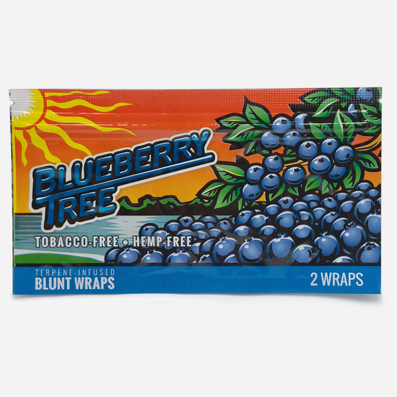 Blueberry Tree Terpene Infused Blunt Wraps (2 Pack)