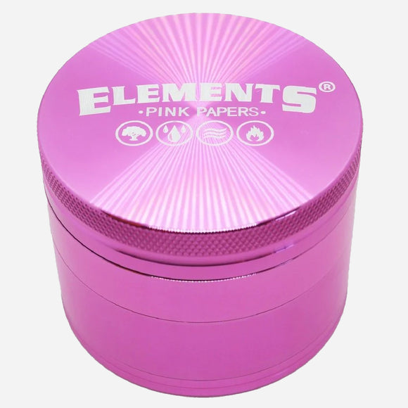 Elements Pink 4-Part Grinder Large