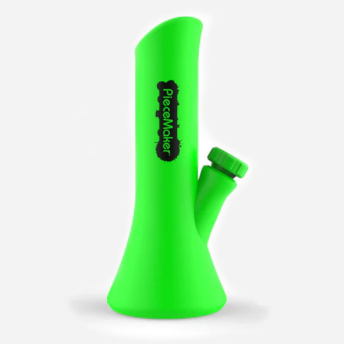 PieceMaker Kali Silicone Bong - Green Glow