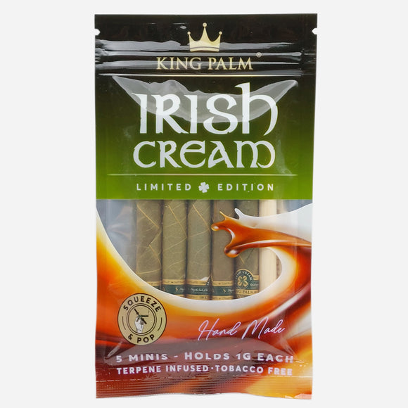 King Palm - Irish Cream Flavour - 5 Mini Rolls 1g Limited Edition