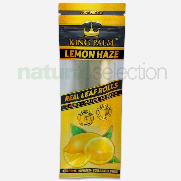King Palm - Lemon Haze Flavour - 2 Mini Rolls 1g