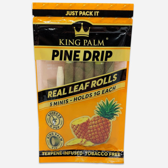 King Palm - Pine Drip Flavour - 5 Mini Rolls 1g