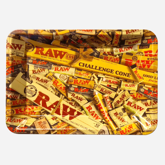 RAW Mix Papers Rolling Tray (Various Sizes)