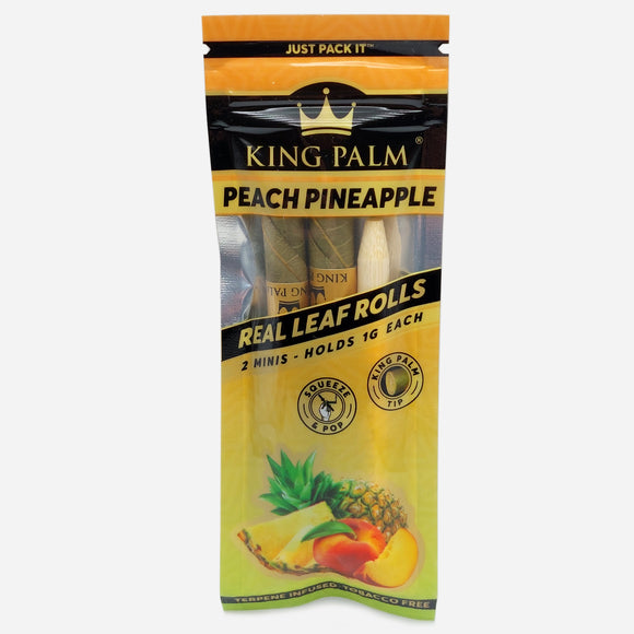 King Palm - Peach Pineapple Flavour - 2 Mini Rolls 1g