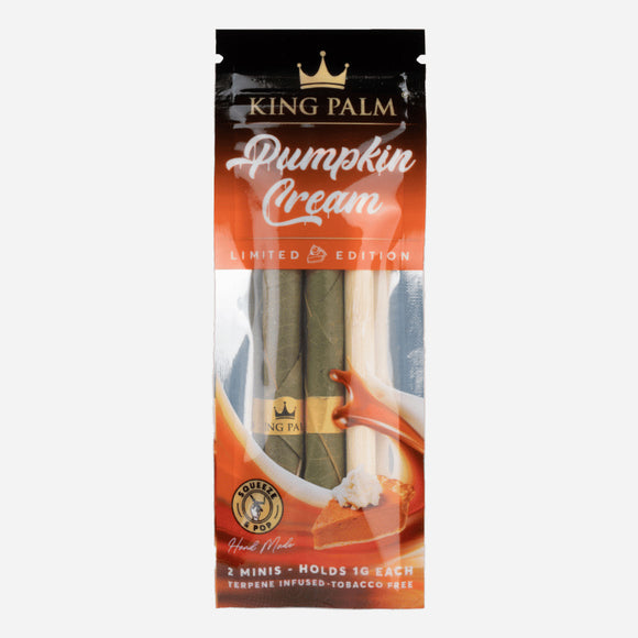 King Palm -Pumpkin Cream Flavour - 2 Mini Rolls 1g (Limited Edition)