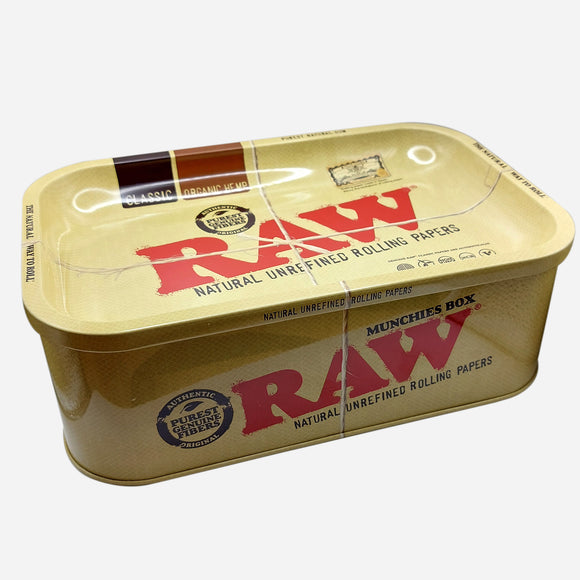 RAW Munchies Metal Rolling Box & Tray