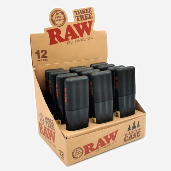 RAW Three Tree Triple Pre-roll Cones Case